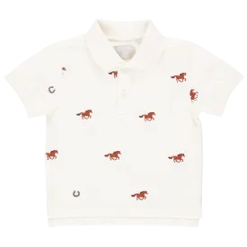 Alec Shirt, Lucky Horses Embroidery