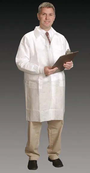 Alphaprotech Critical Cover Alphaguard Lab Coats Coats Lab Alphaguard White Md30/Cs