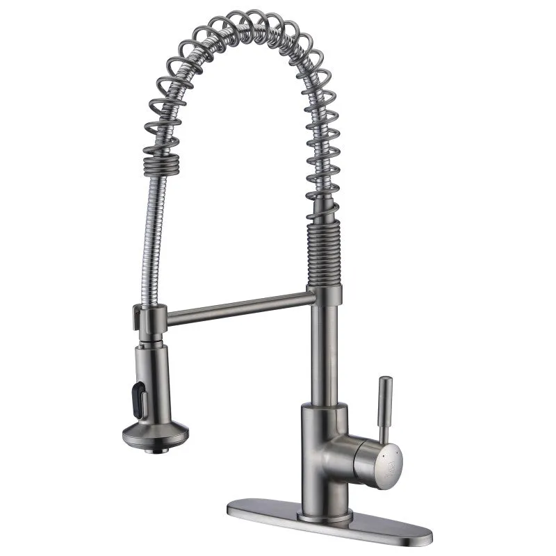 ANZZI Eclipse Single Handle Pull-Down Sprayer Kitchen Faucet