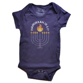 Baby Hanukkah is Lit One Piece Romper