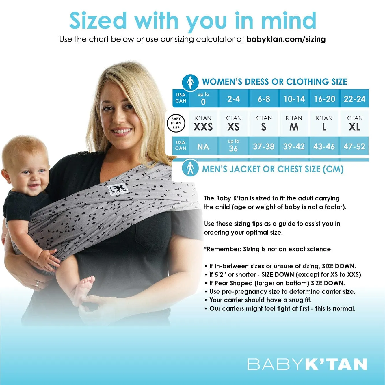 Baby K’tan Print Baby Carrier