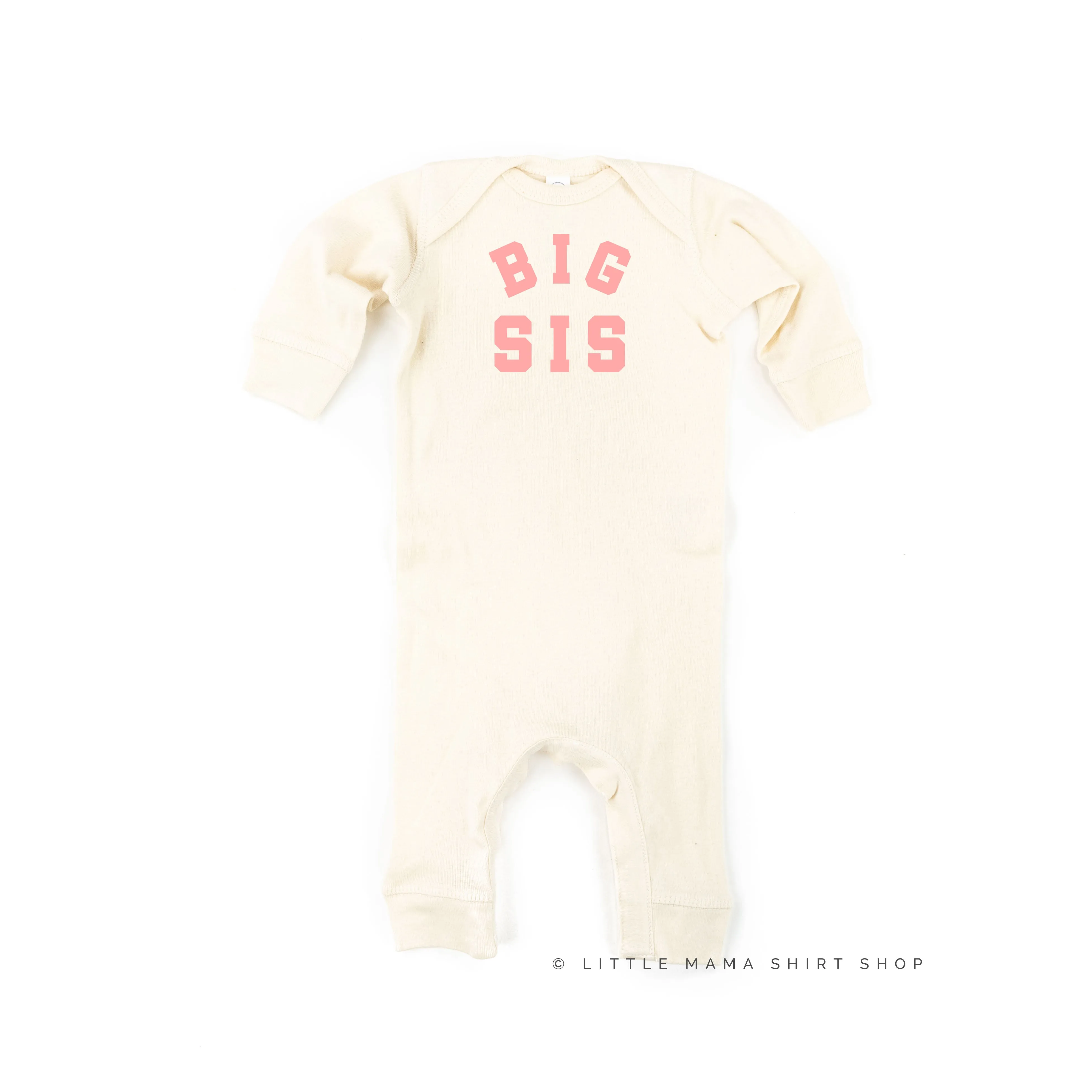 BIG SIS - Varsity - One Piece Baby Sleeper