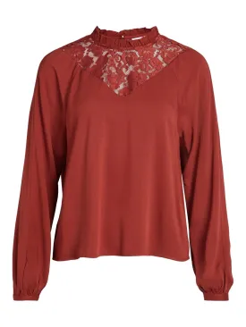 Blouse VILA Suvita, red