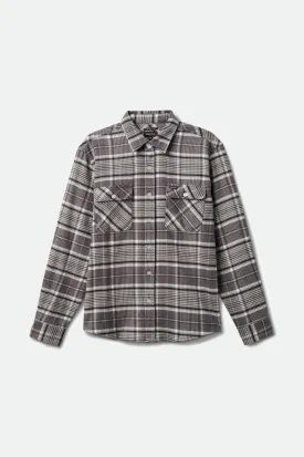 Bowery Stretch Water Resistant Flannel - Charcoal/Light Grey/Black