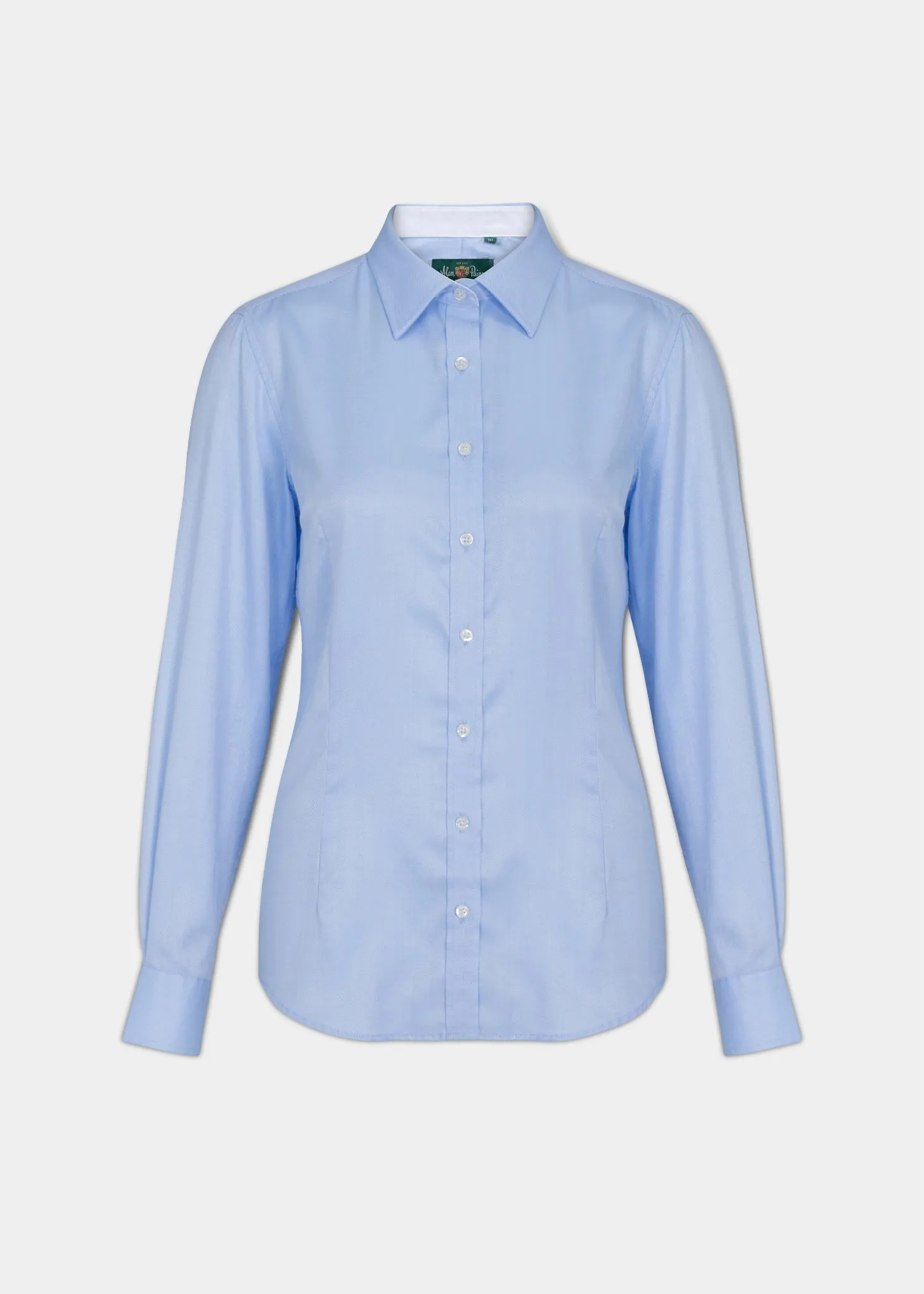 Bromford Ladies Cotton Shirt In Baby Blue - Regular Fit