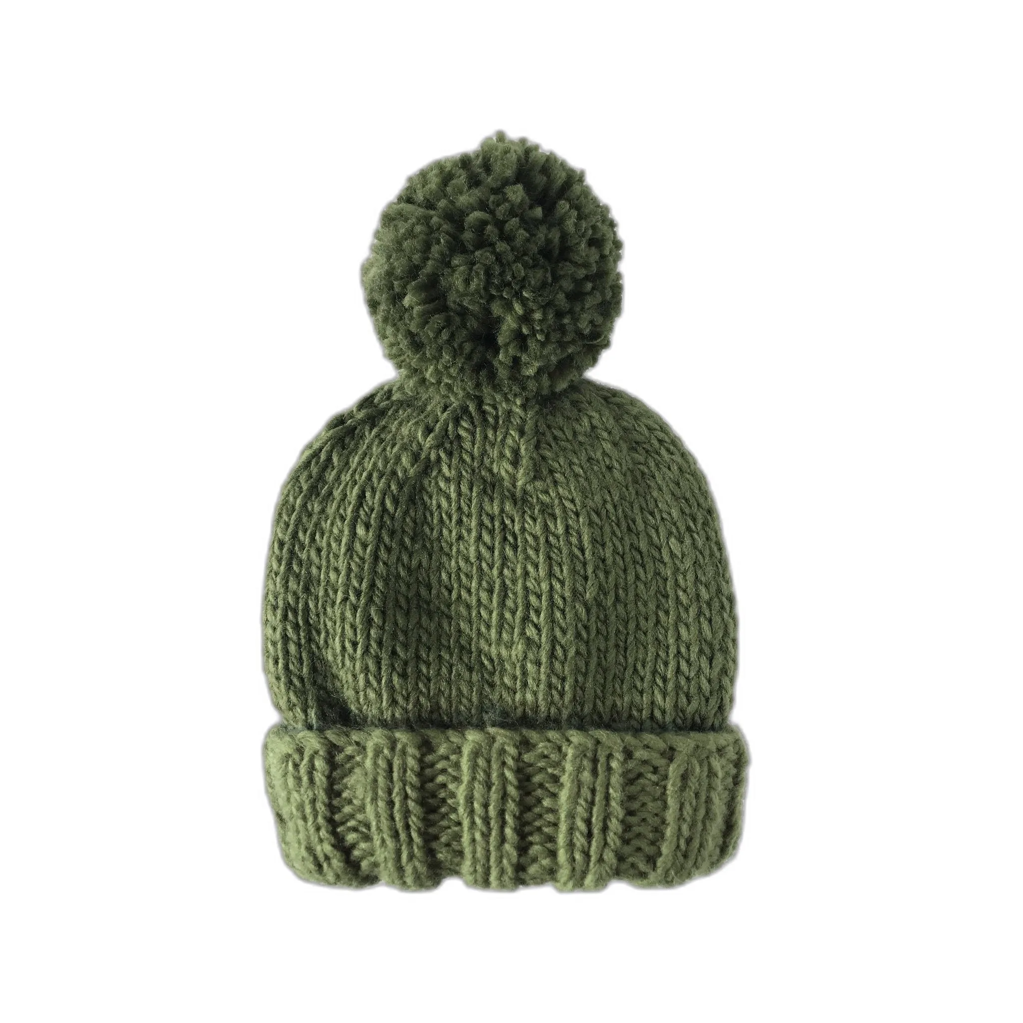 Classic Pom Hat, Olive