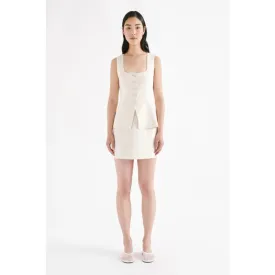 Clio Linen Mini Skirt | Natural