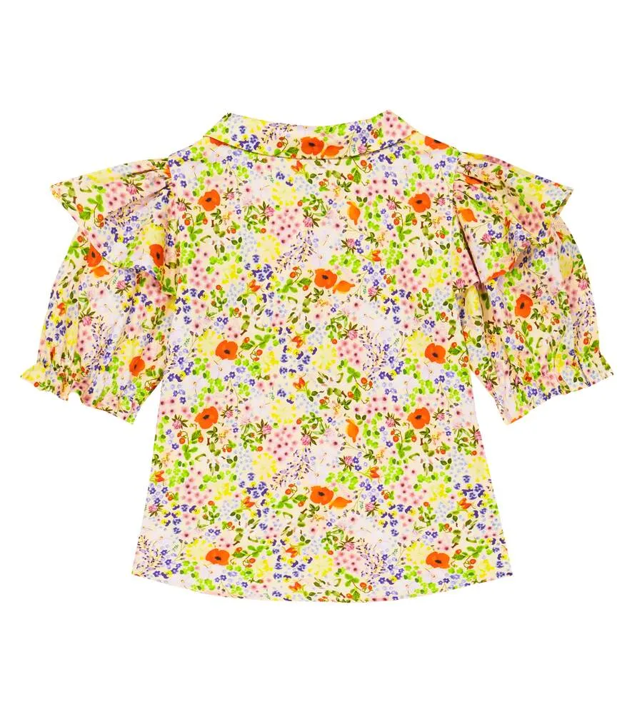 Cotton blouse with floral print Paade Mode, multicolor