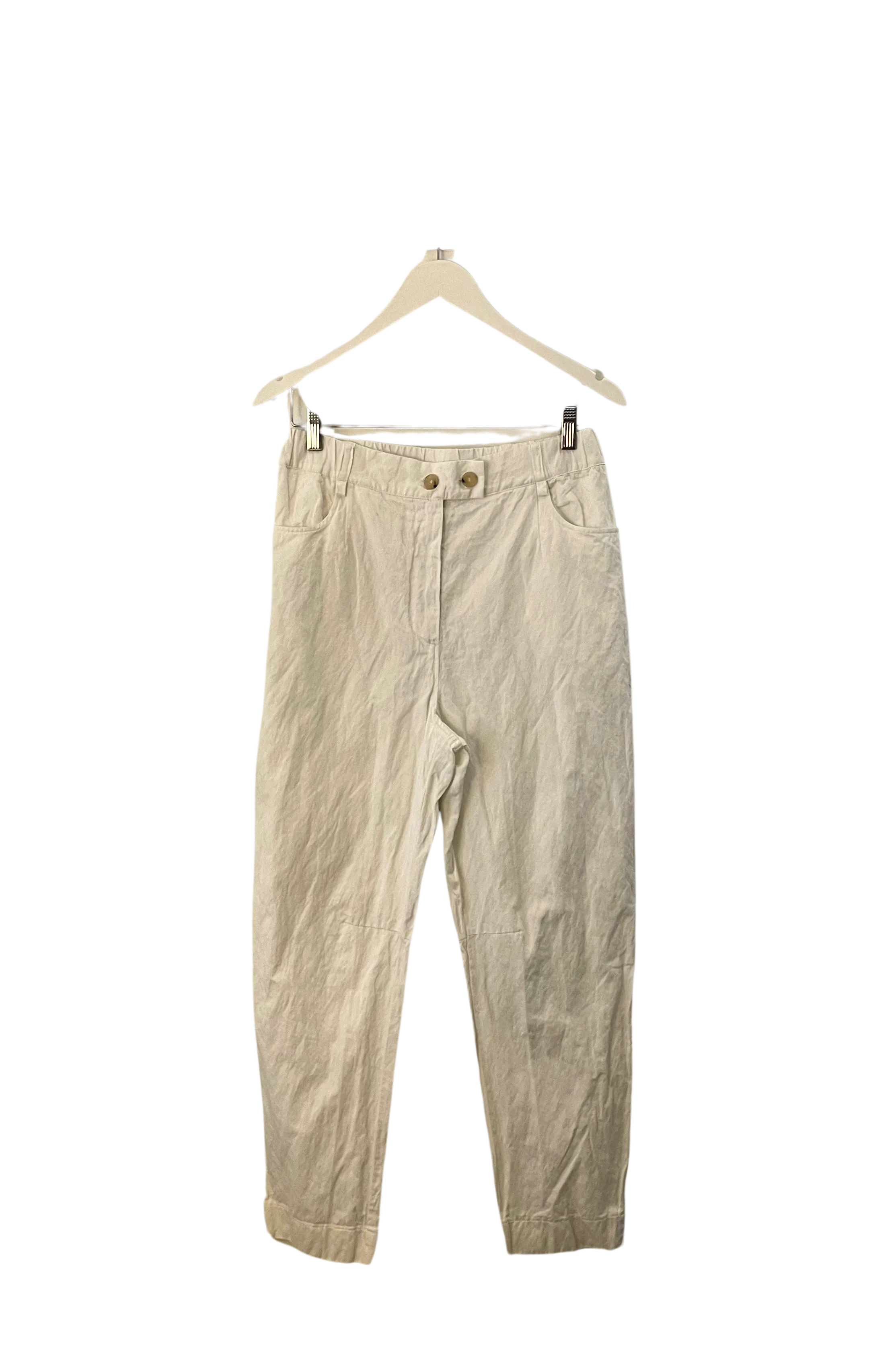 Cotton Pants in Natural