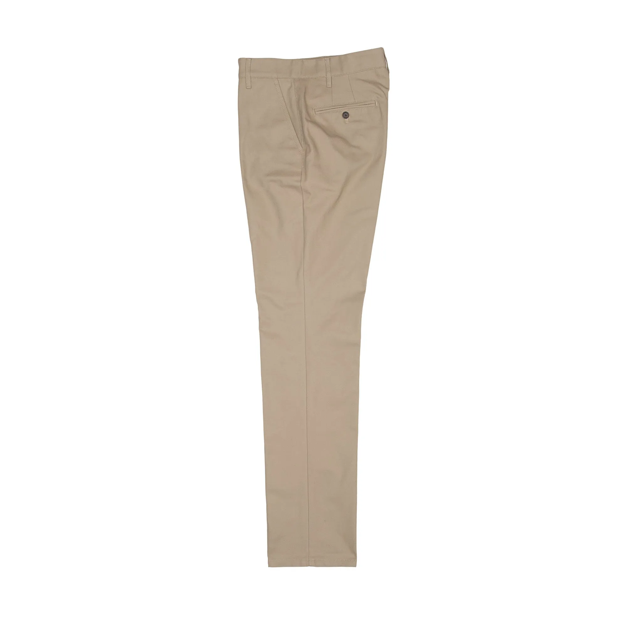 Dahill (Slim) - Khaki Brushed Canvas