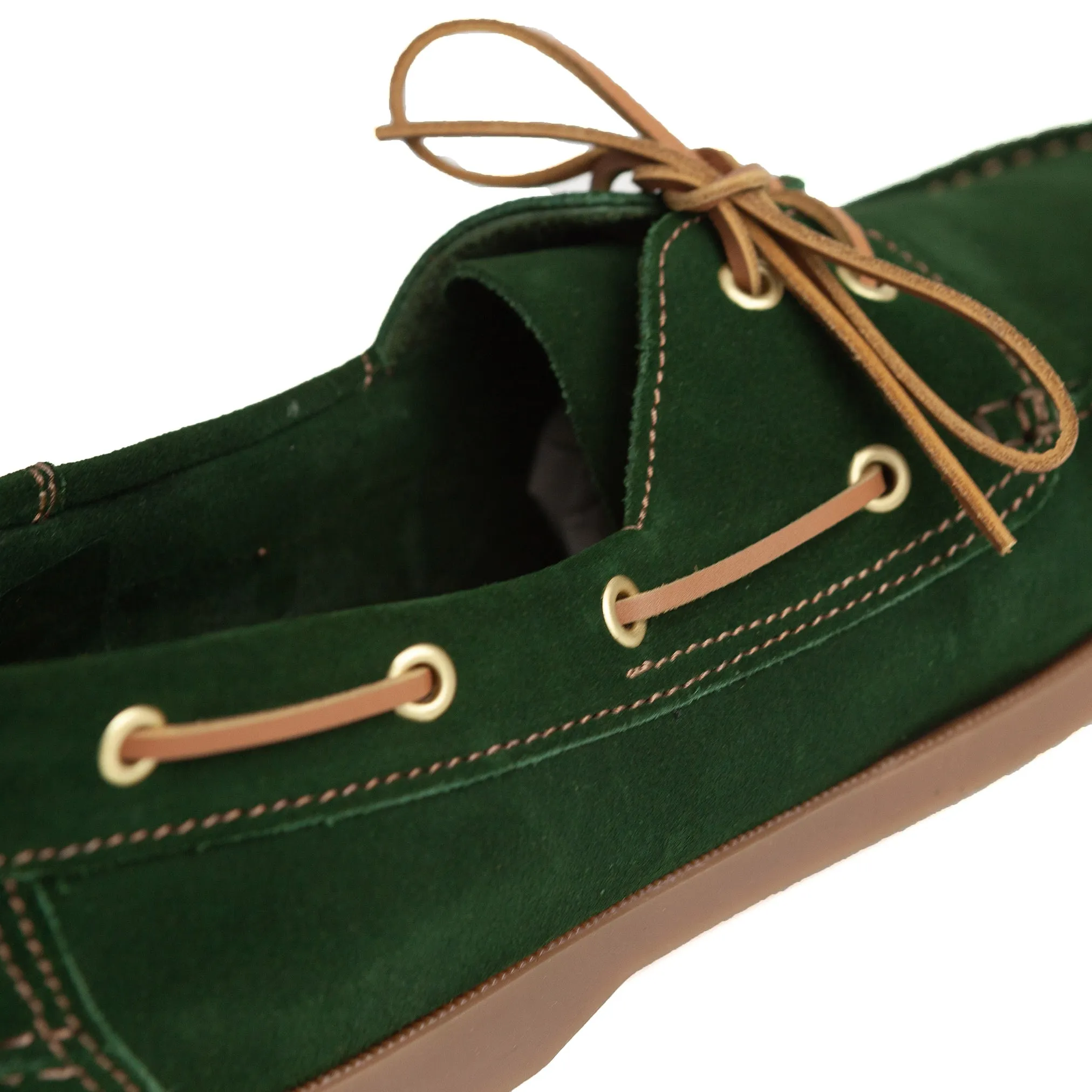 Deck Shoe in Forest Green