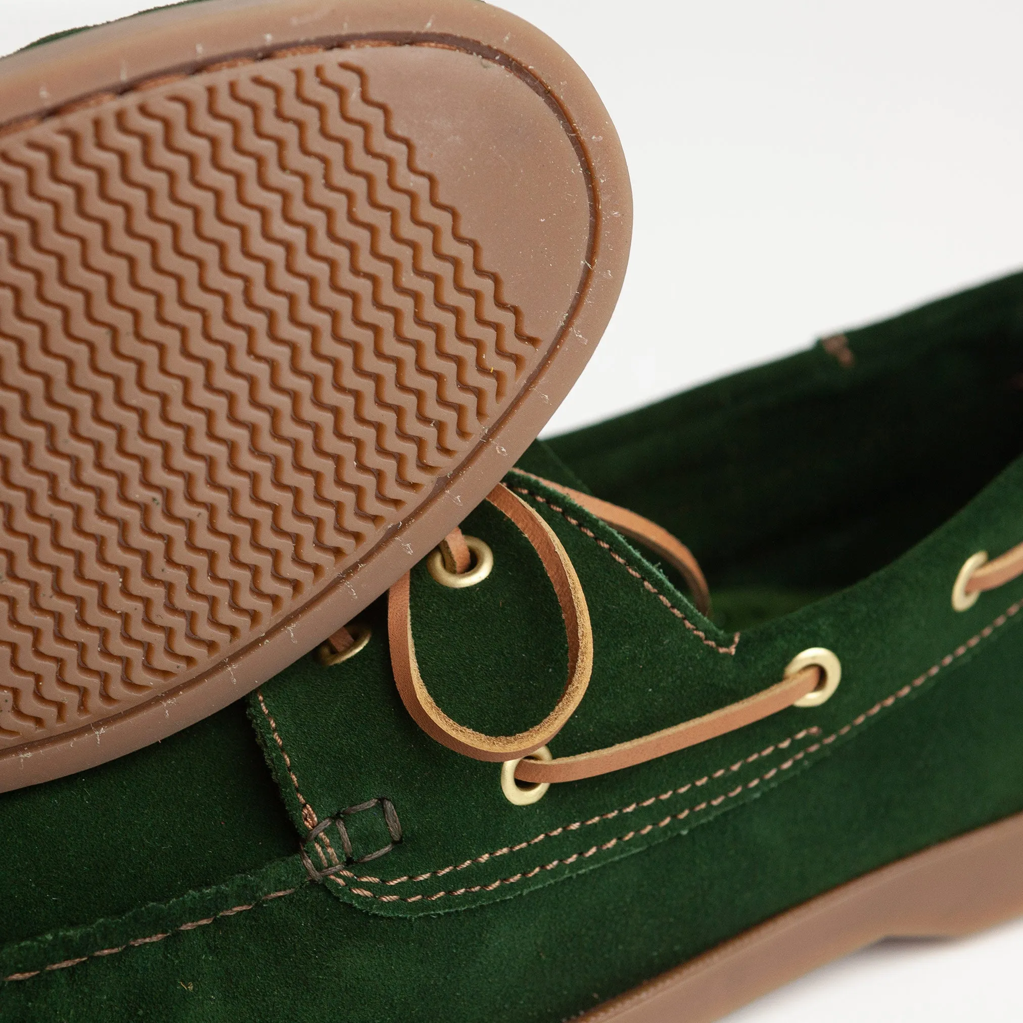 Deck Shoe in Forest Green