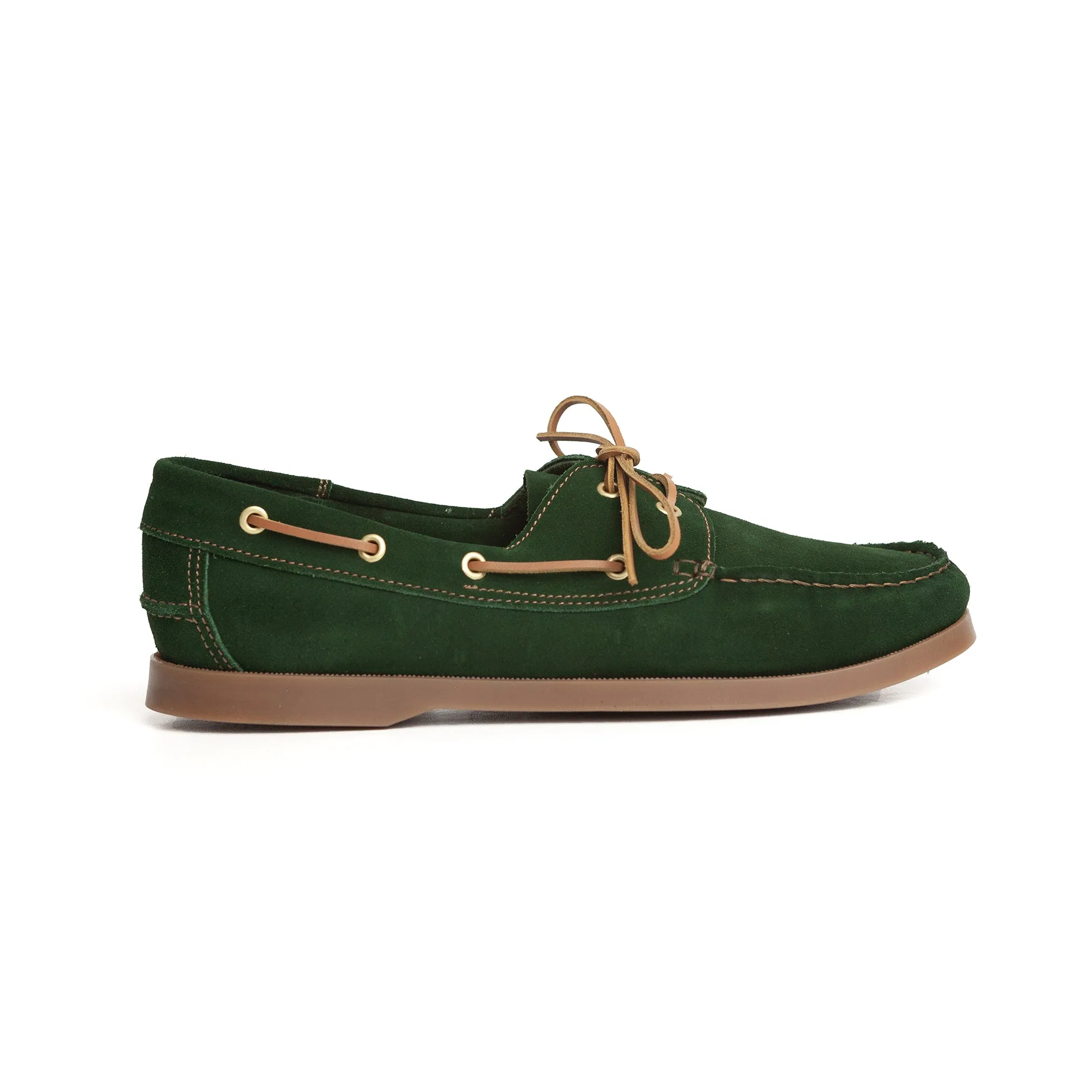 Deck Shoe in Forest Green