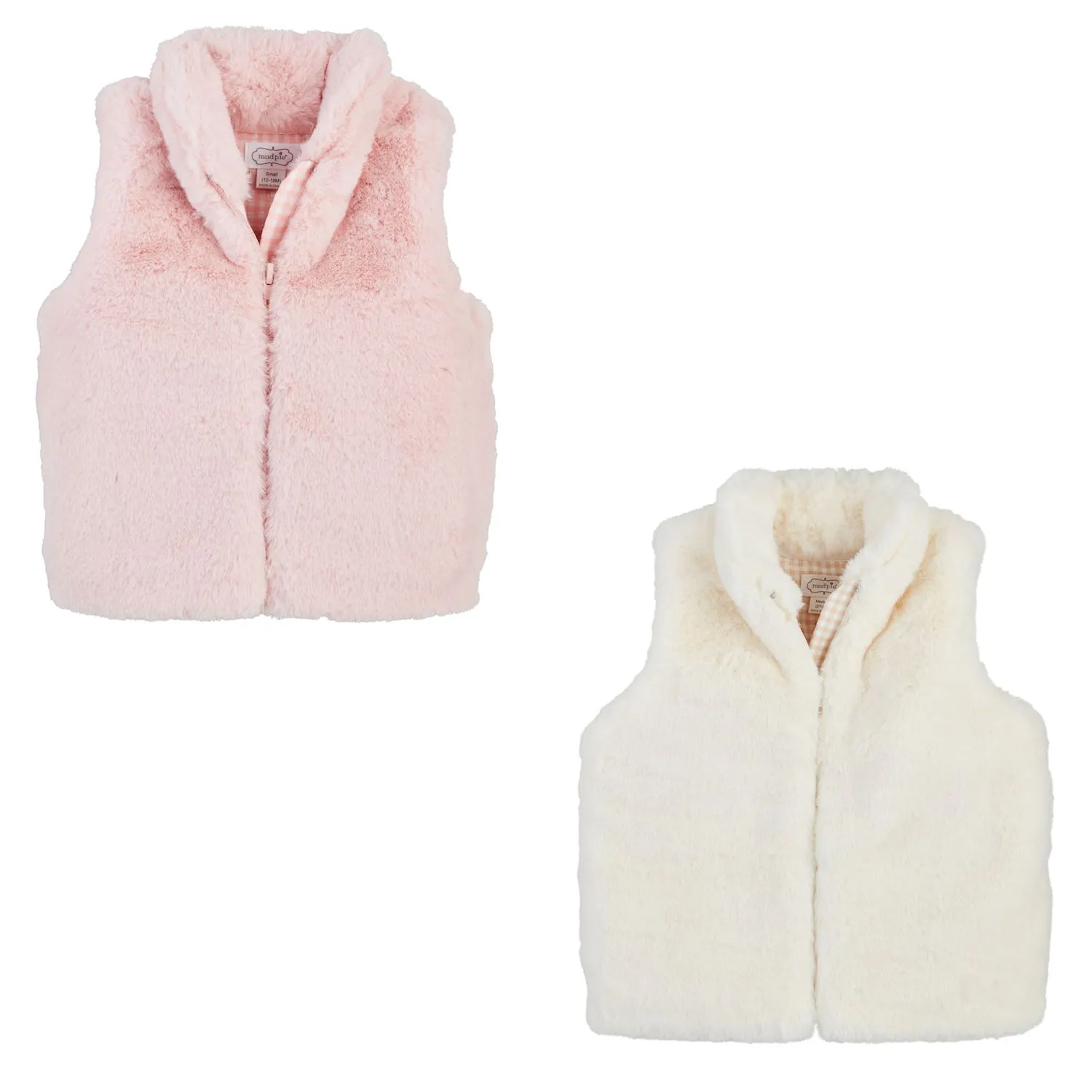 Faux Fur Zip Vests