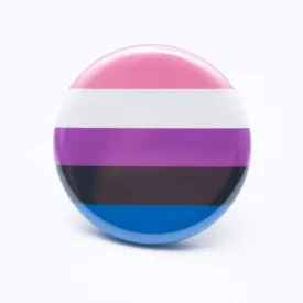 Genderfluid pride flag button