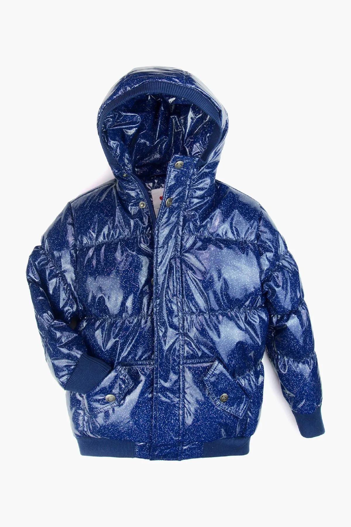 Girls Jacket Appaman Navy Sparkle Puffy (Size 2 left)