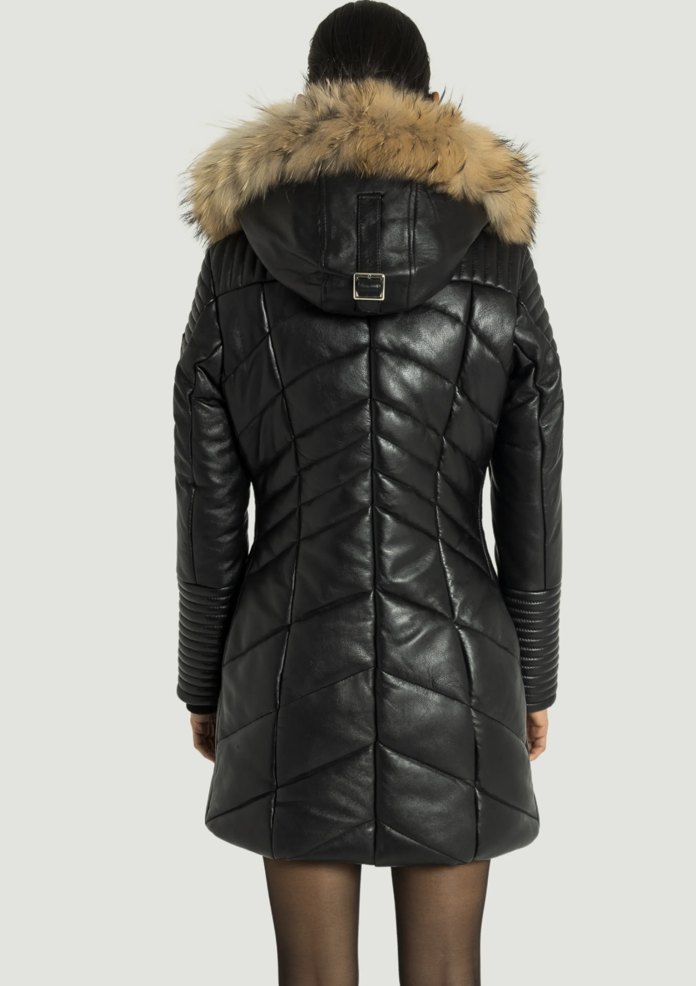 Hailey | All Leather | Natural Fur