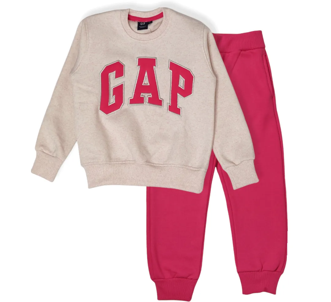 Kids Sweatshirt & Jogger Tracksuit "SET" - fuschia