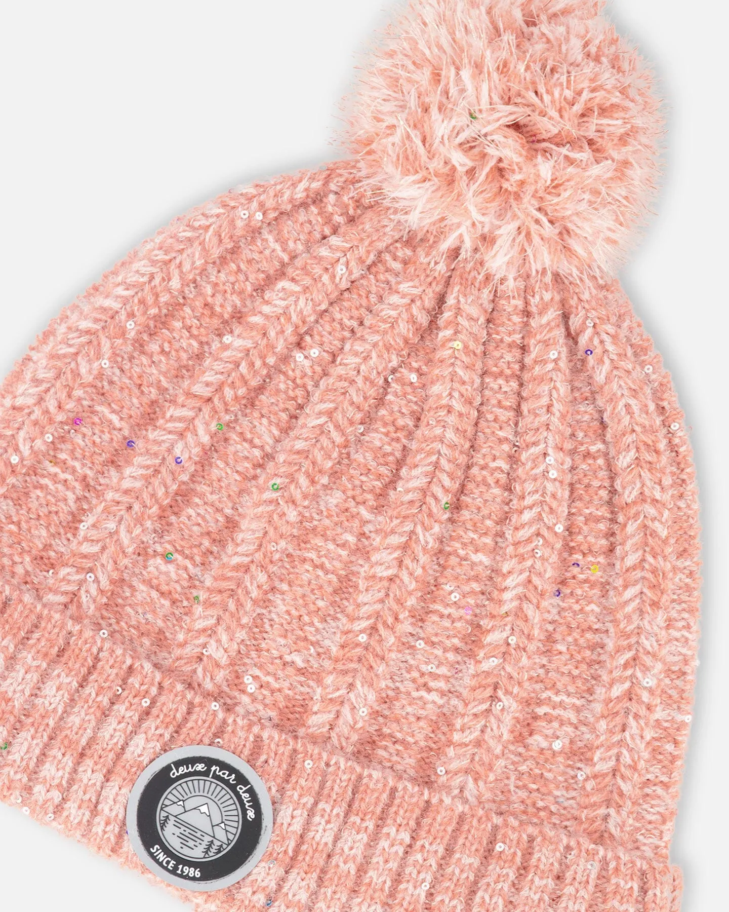 Knit Hat Light Pink by Deux par Deux