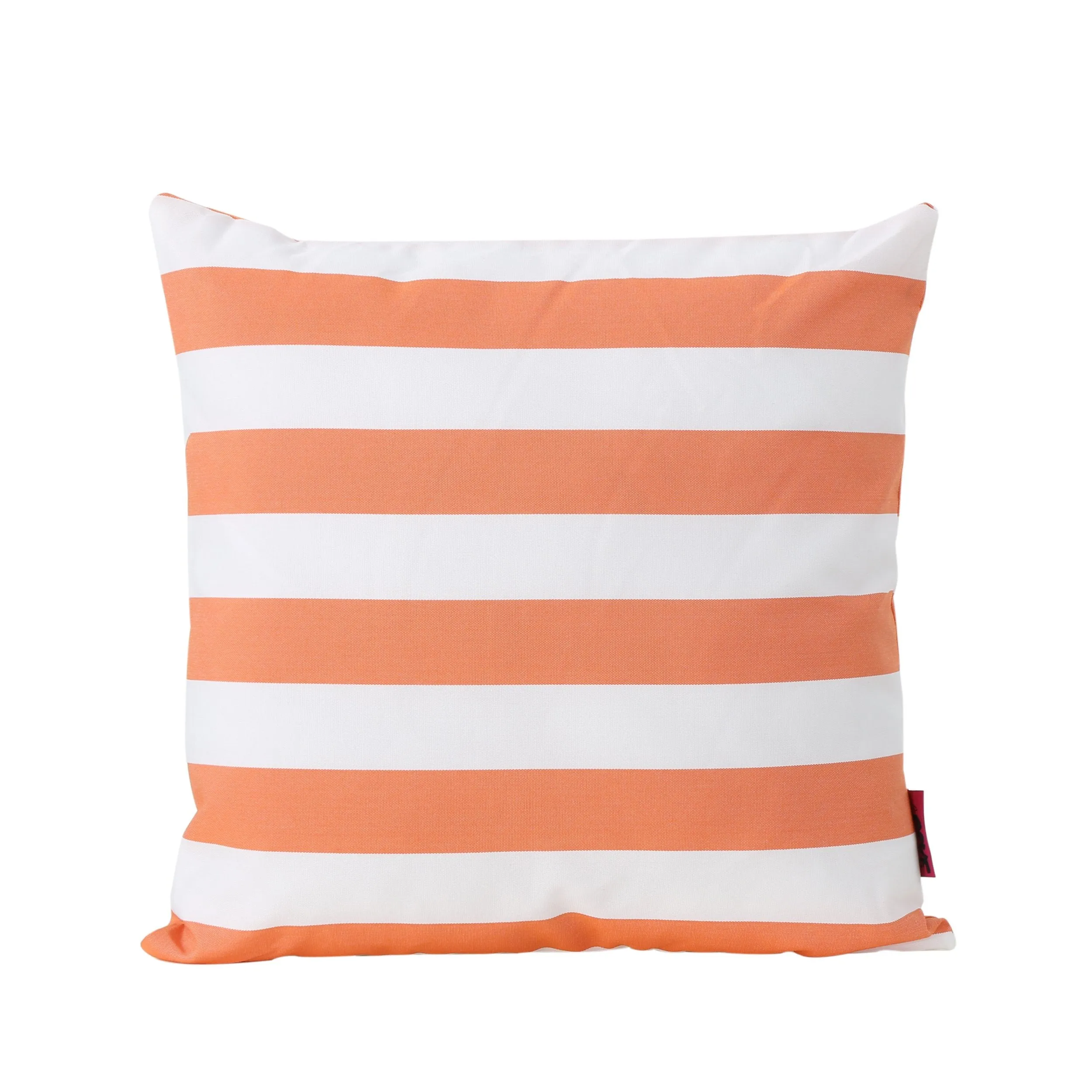 La Mesa Indoor Striped Water Resistant Square Throw Pillow