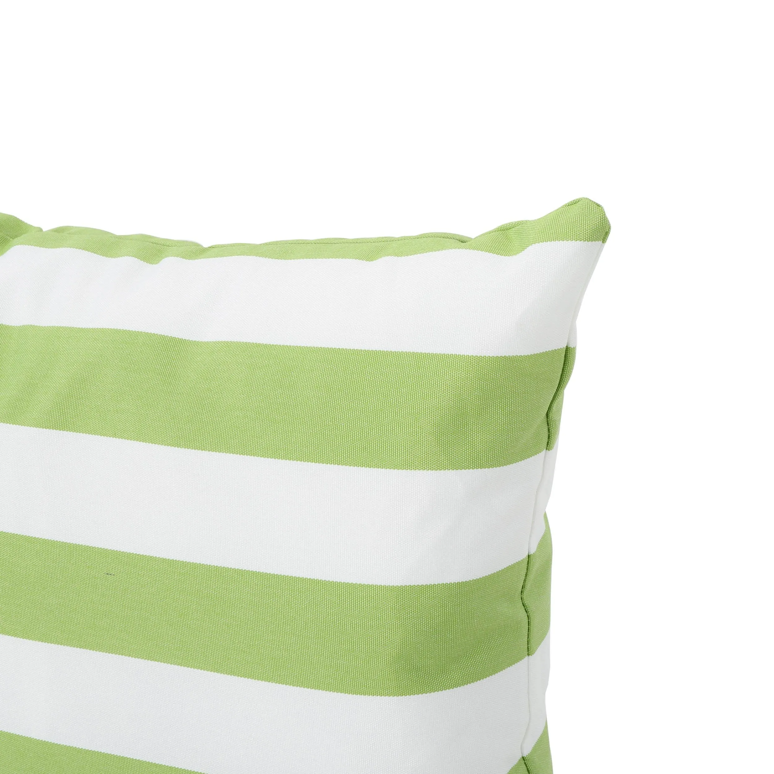 La Mesa Indoor Striped Water Resistant Square Throw Pillow