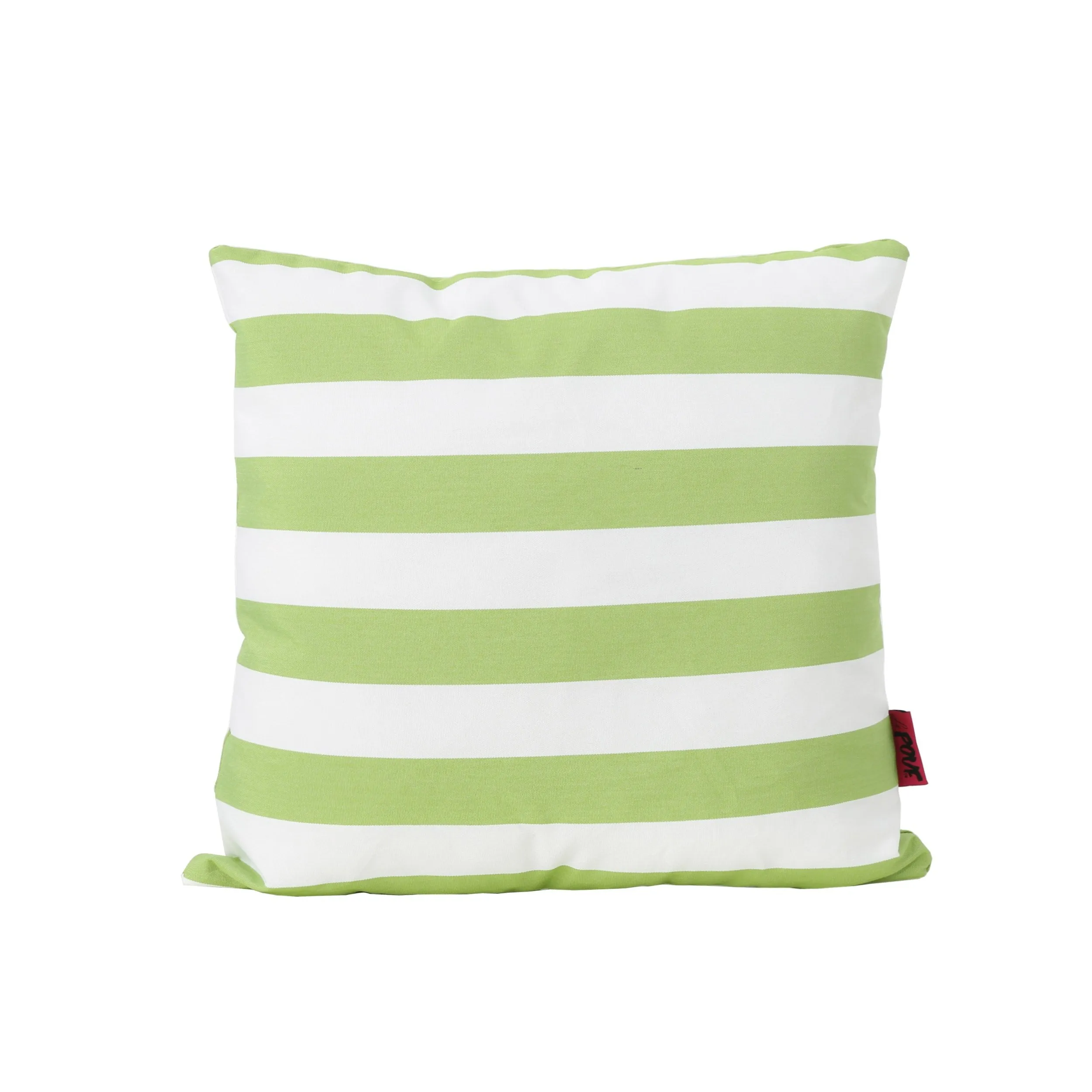 La Mesa Indoor Striped Water Resistant Square Throw Pillow