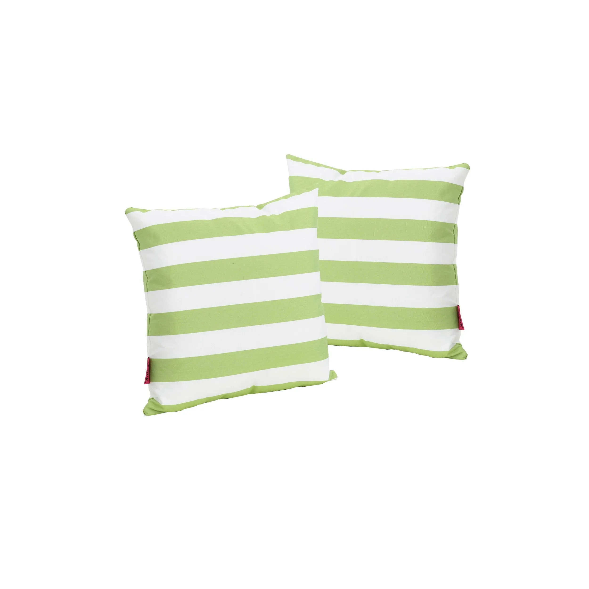 La Mesa Indoor Striped Water Resistant Square Throw Pillow