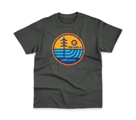 Lake 0266 Sun Rays & Lake Days Unisex CVC Short Sleeve Crew