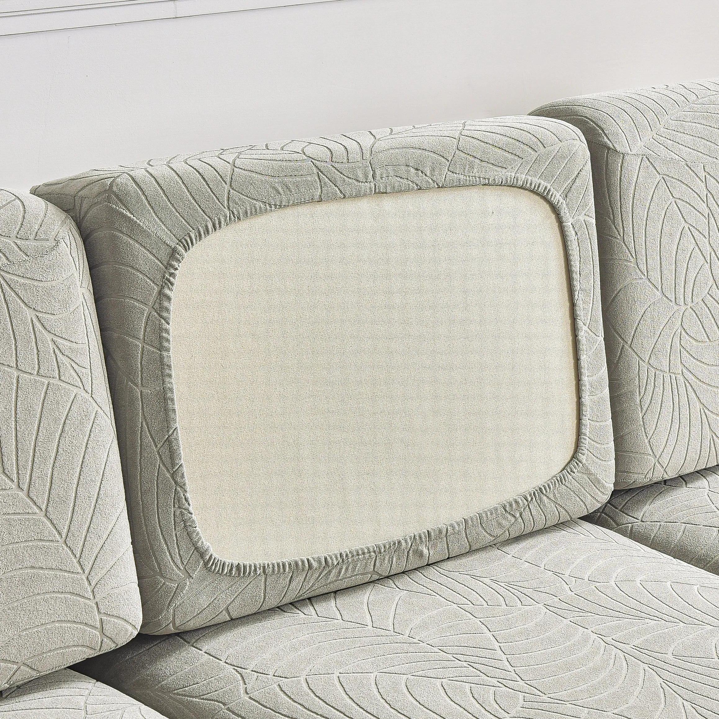 Leaf-Inspired Water-Resistant Sectional Sofa Cover