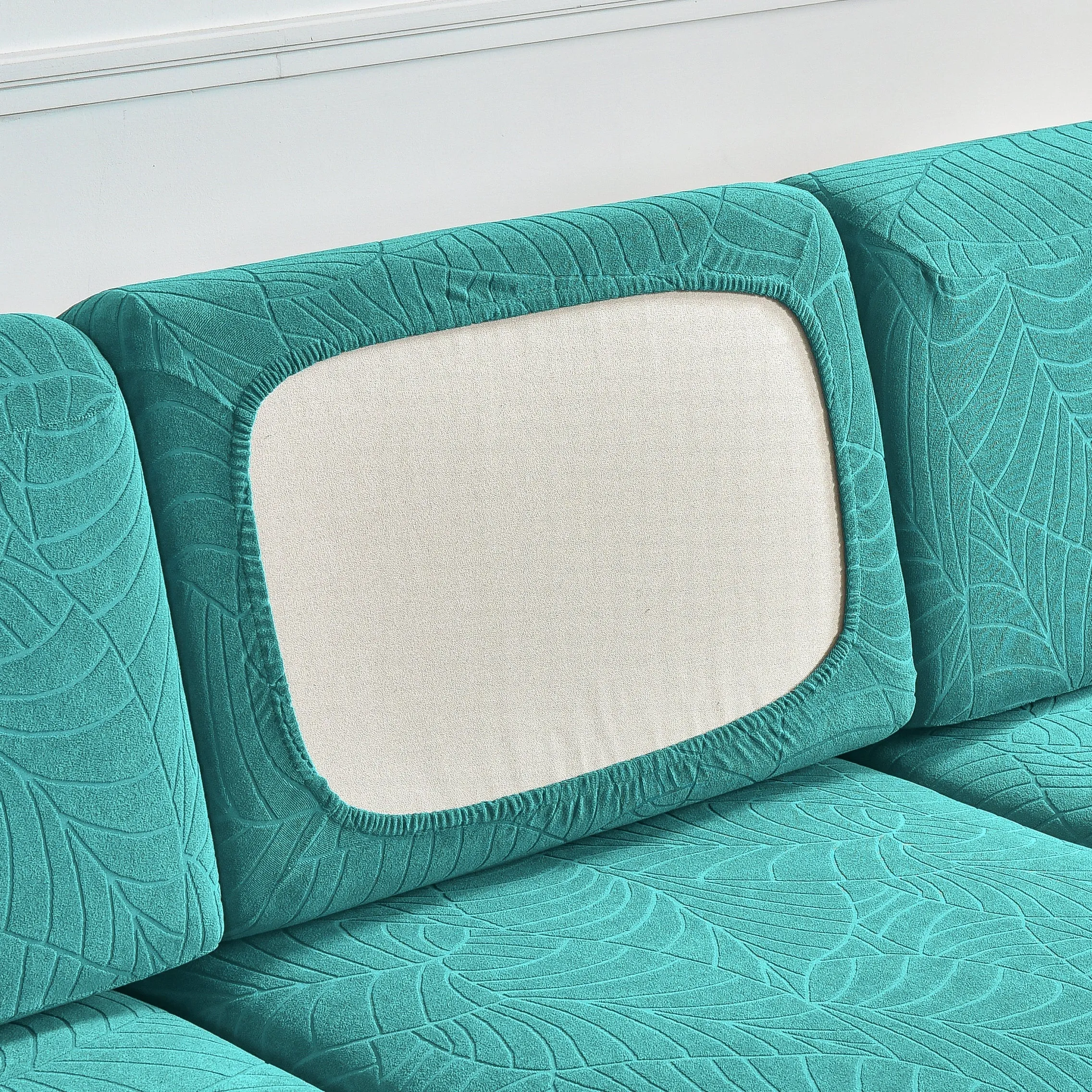 Leaf-Inspired Water-Resistant Sectional Sofa Cover