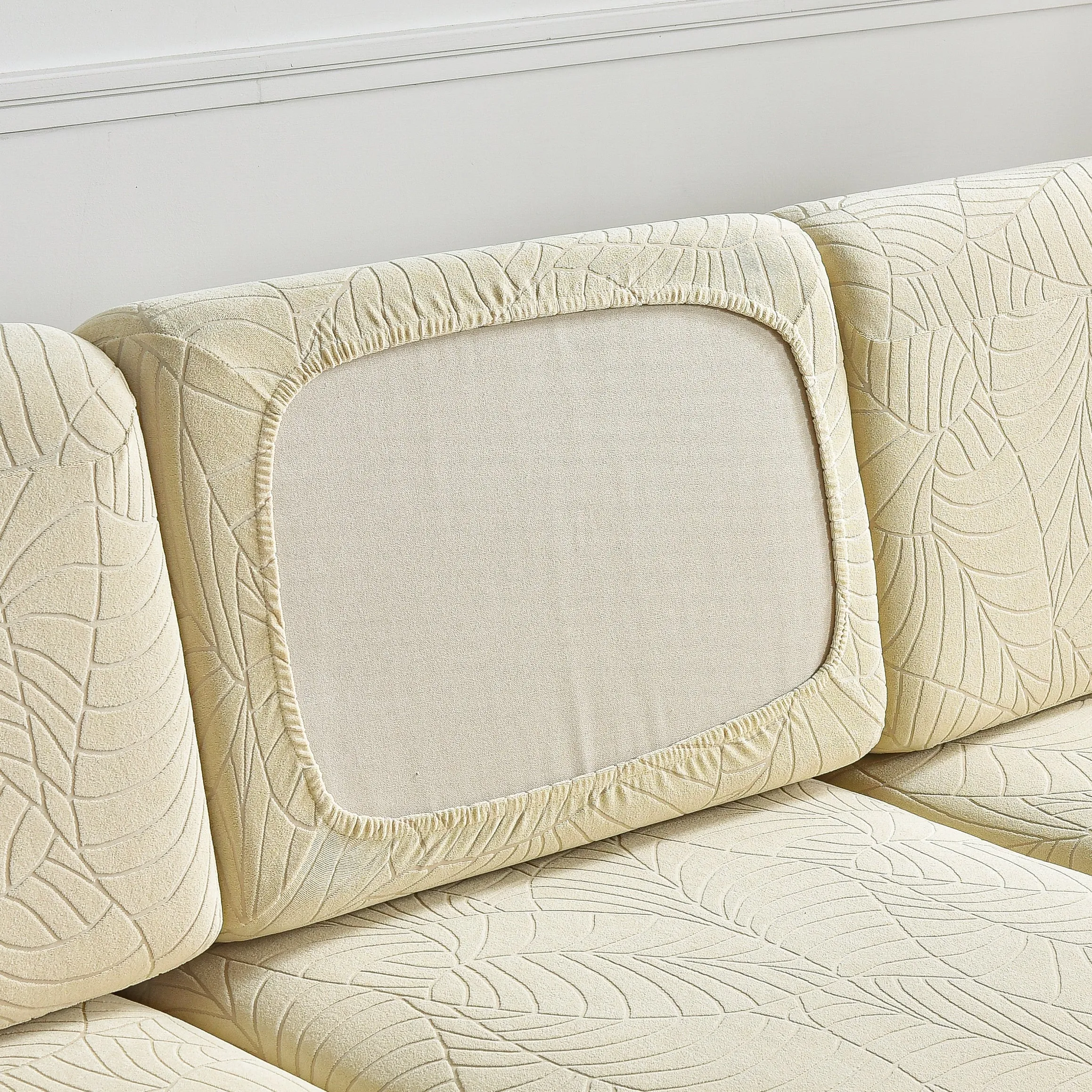 Leaf-Inspired Water-Resistant Sectional Sofa Cover