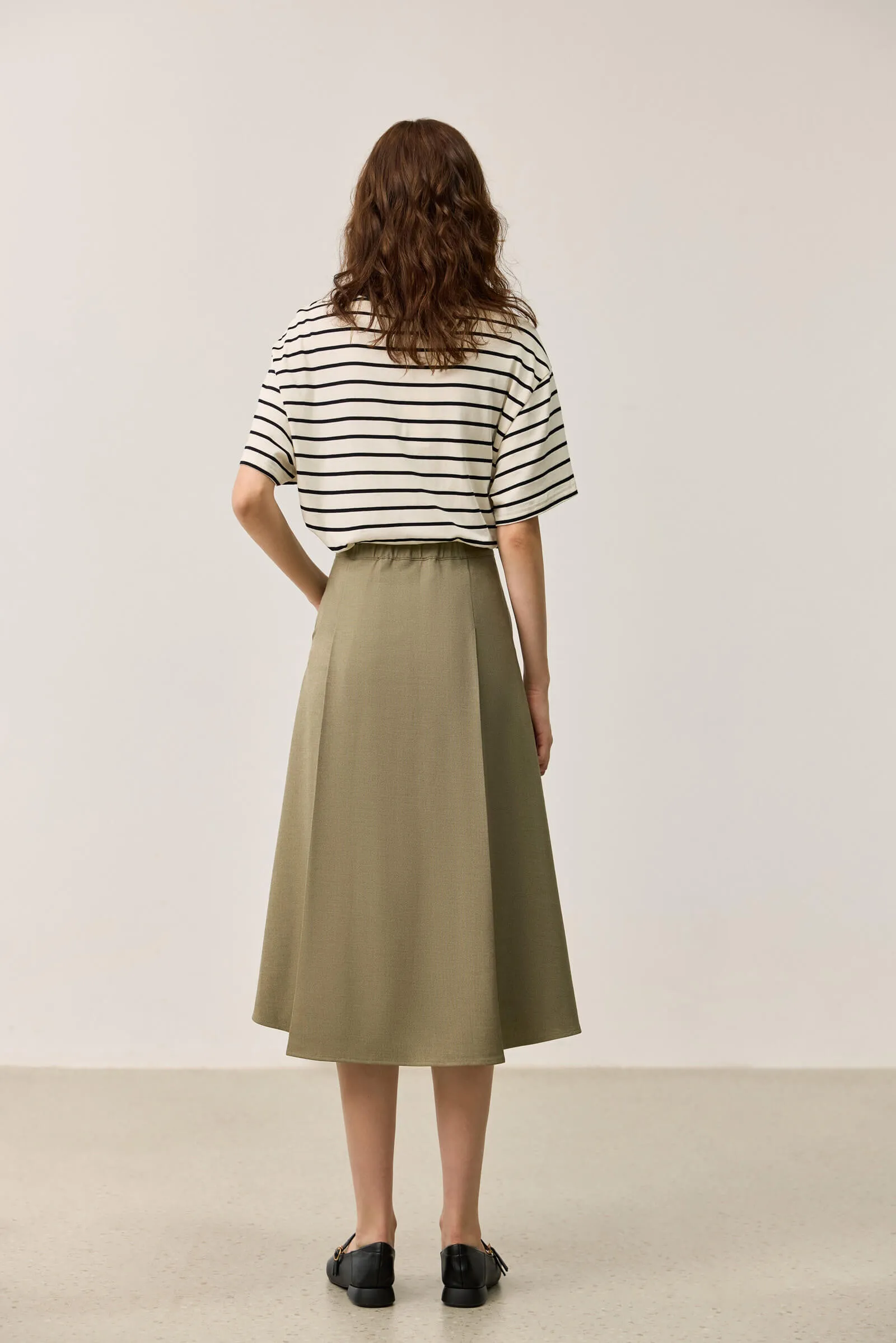 LILY Elegant Pleated Skirt