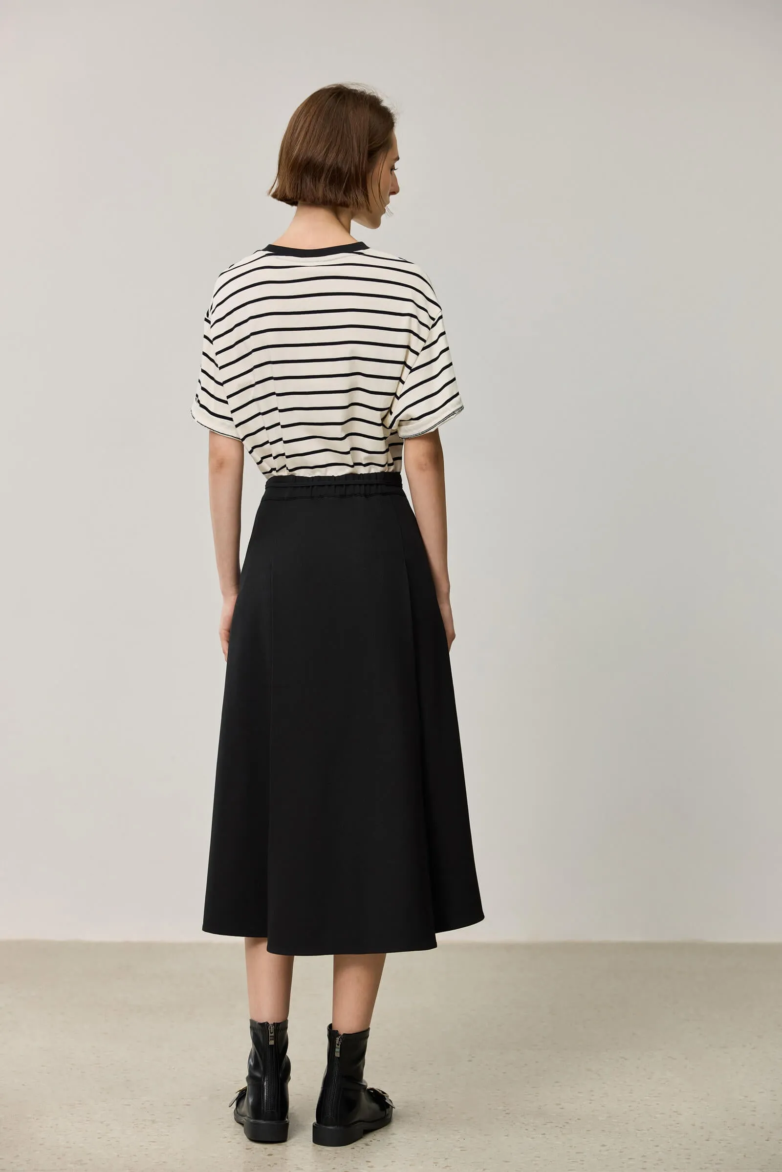 LILY Elegant Pleated Skirt