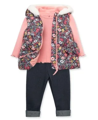 Little Me Garden 3pc Jacket Set