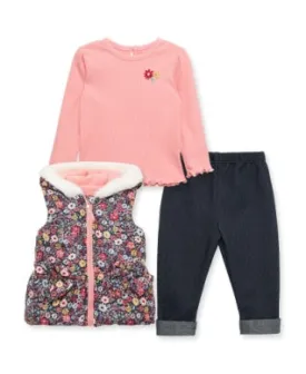 Little Me Garden 3pc Jacket Set