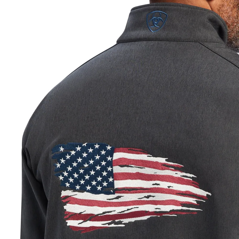 Logo 2.0 Patriot Softshell Water Resistant USA Jacket