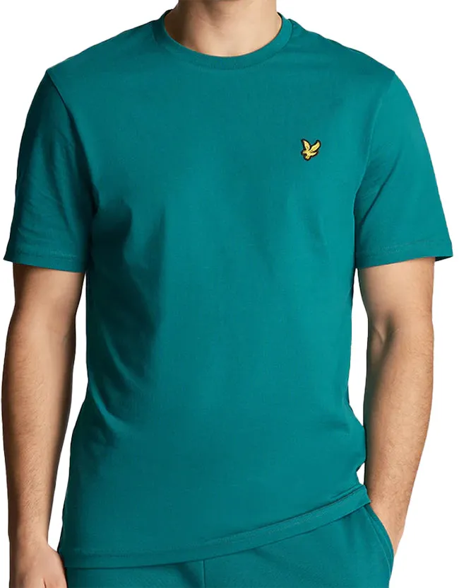 Lyle and Scott Mens Plain T Shirt Court Green