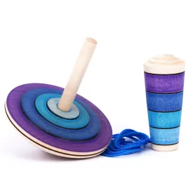 Mader My First Spinning Top With Starter - Purple