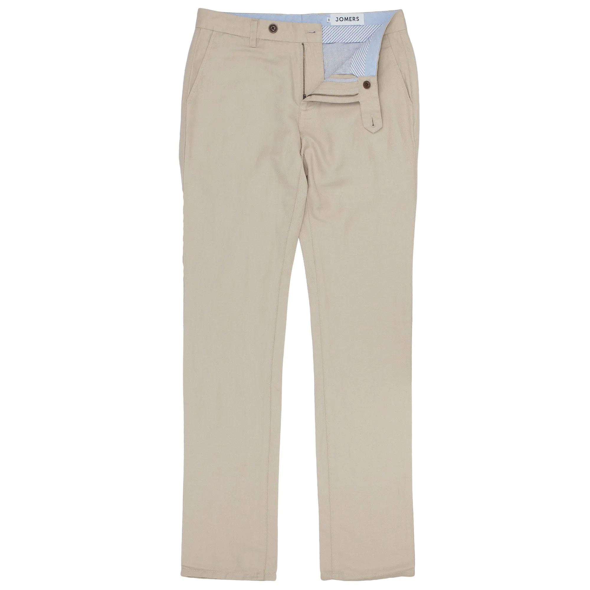 Maplehurst (Slim) - Khaki Irish Linen Cotton Chinos