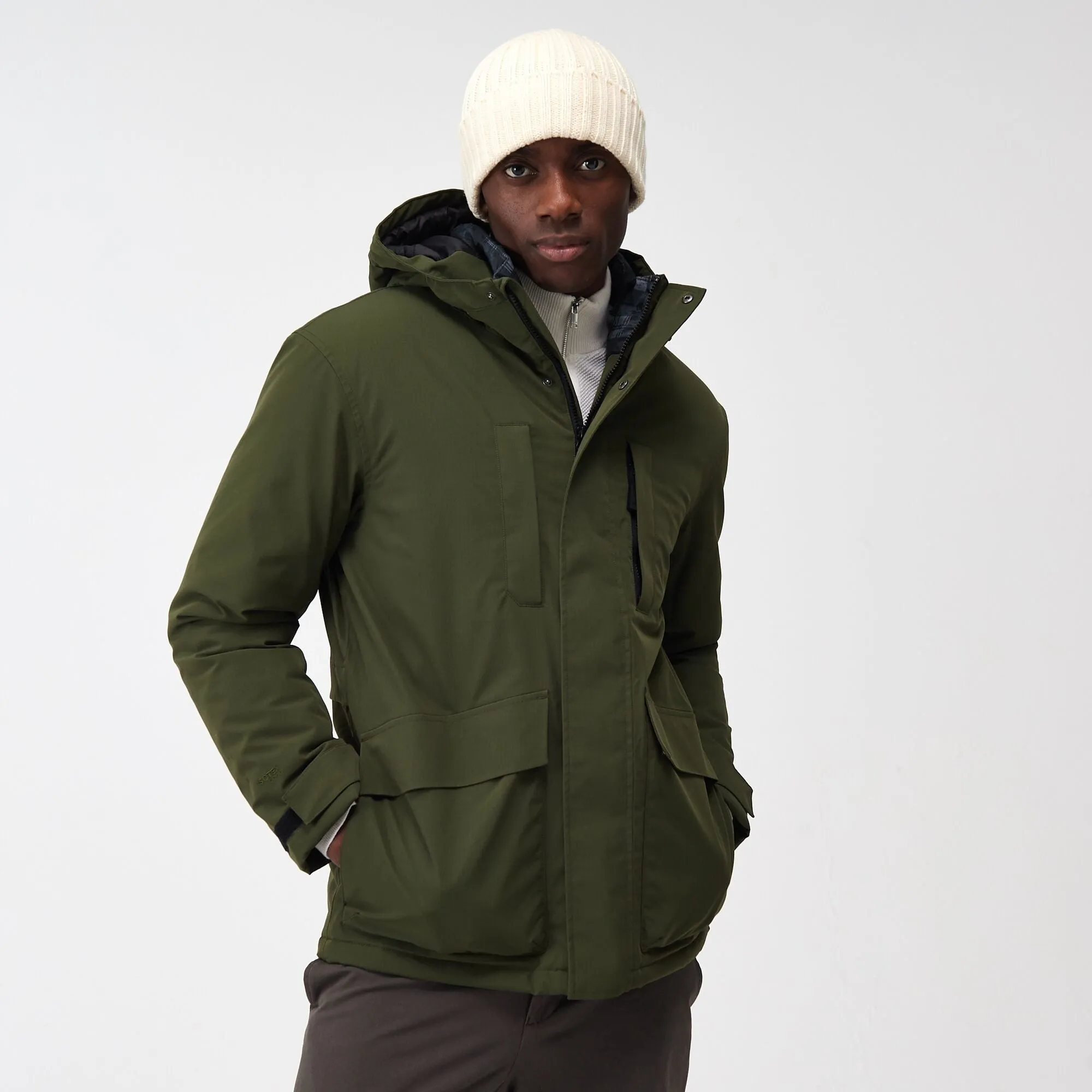 Men's Ronin Waterproof Jacket | Dark Khaki