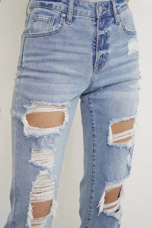 MID RISE SLIM BOYFRIEND JEANS