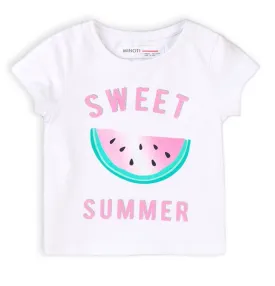 Minoti Girls T-shirt Sweet Summer White (18-24mths)