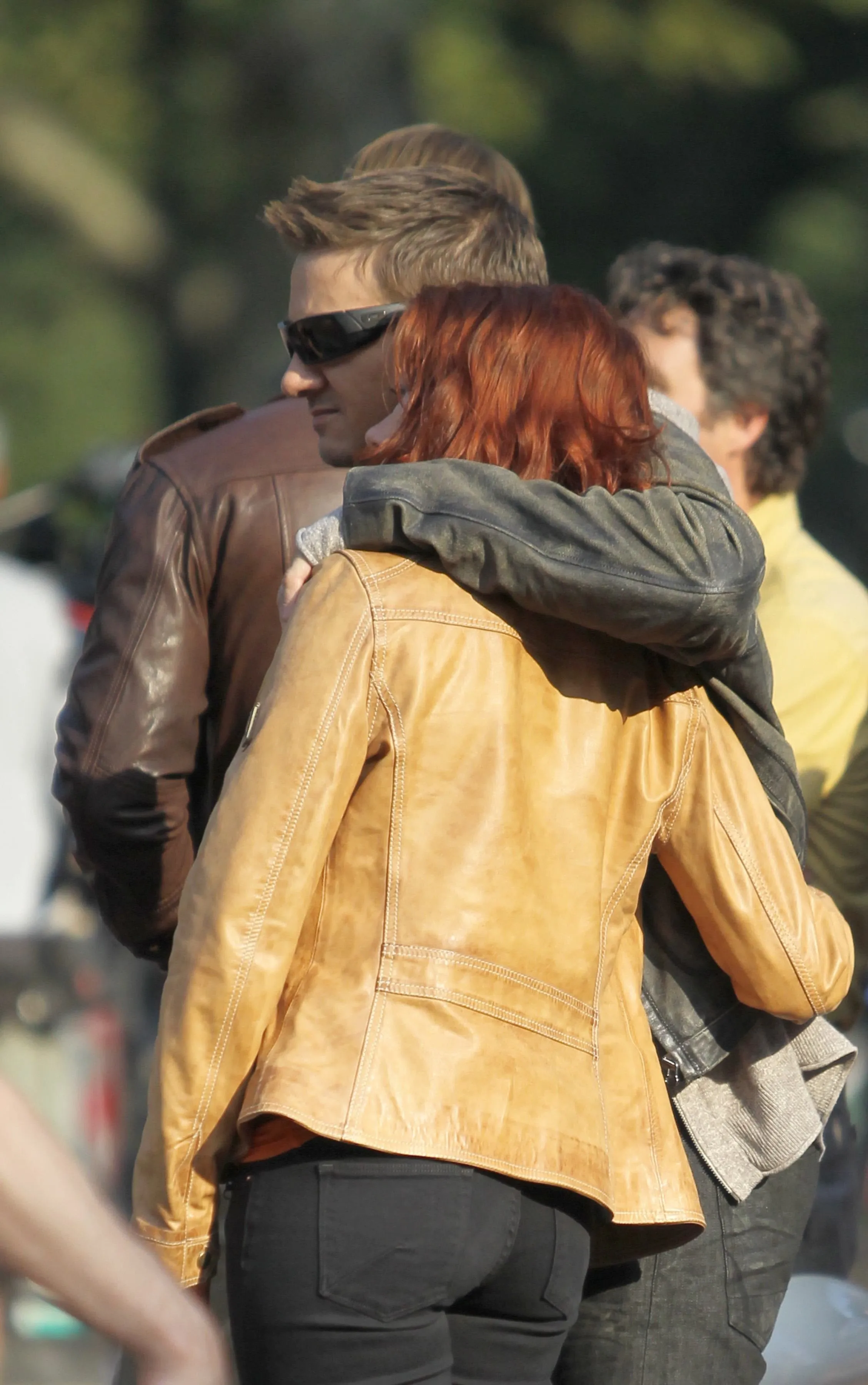 Natasha Romanoff The Avengers Camel Color Leather Jacket