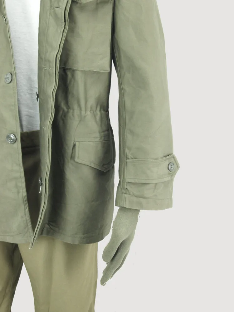 NATO Olive Combat Jacket – M43 Style - zip front - Super Grade