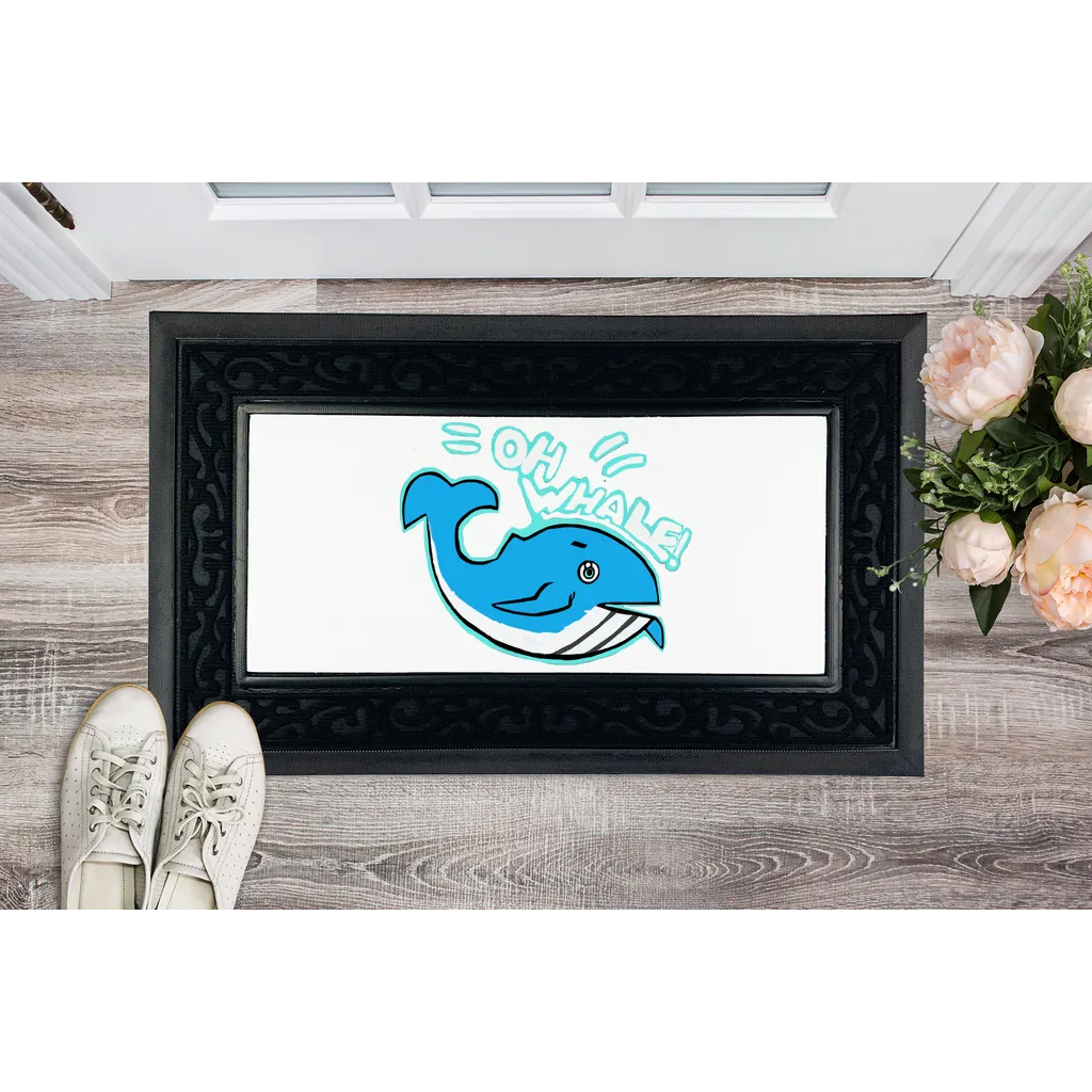 Oh Whale Sublimation Heavy Duty Door Mat