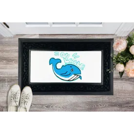 Oh Whale Sublimation Heavy Duty Door Mat