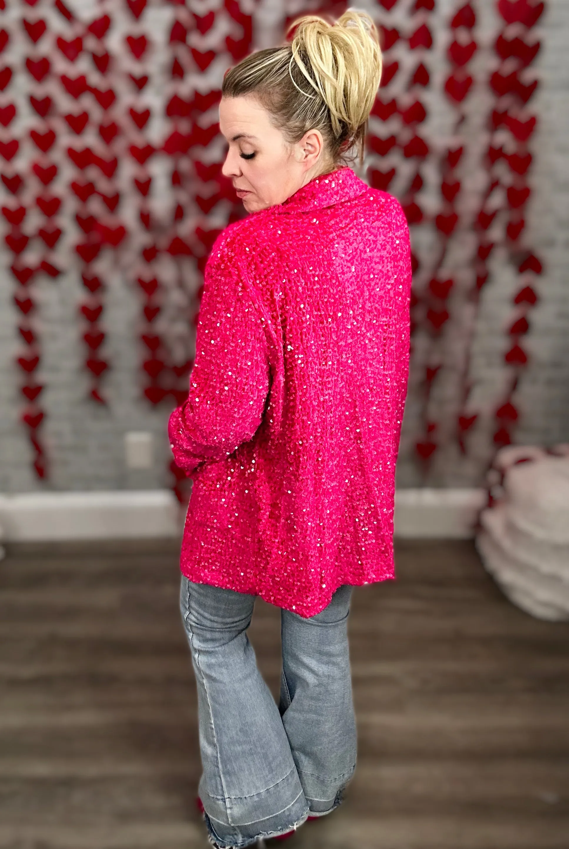 Oversized Sequin Blazer from JadyK