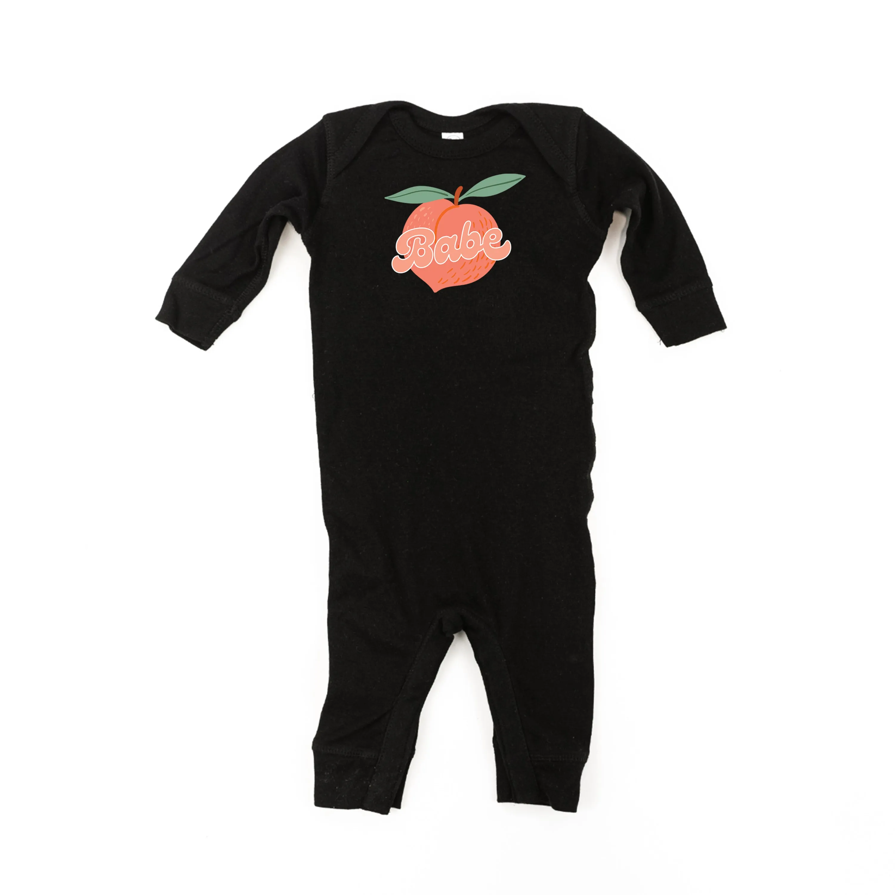 Peach - Babe - One Piece Baby Sleeper