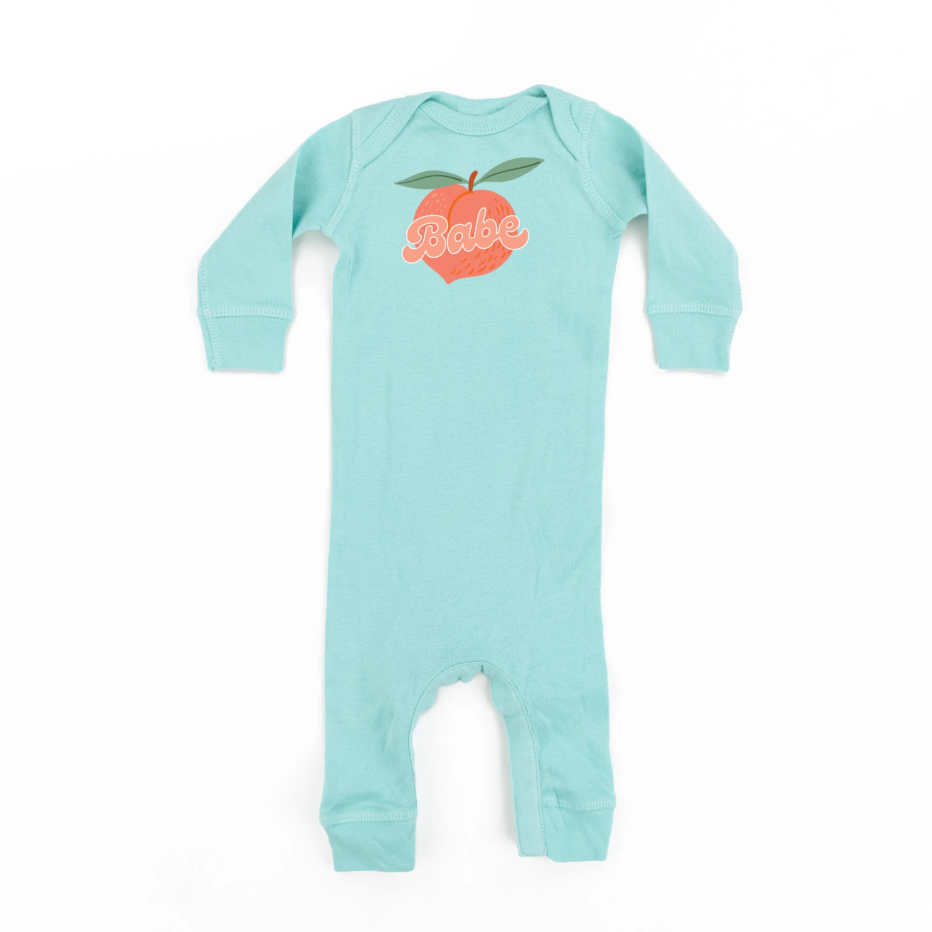 Peach - Babe - One Piece Baby Sleeper