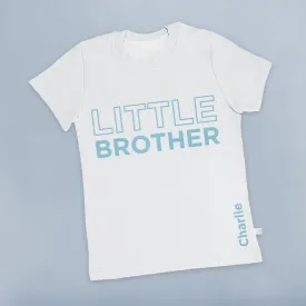 Personalised Little Brother T-shirt-Short-Sleeved